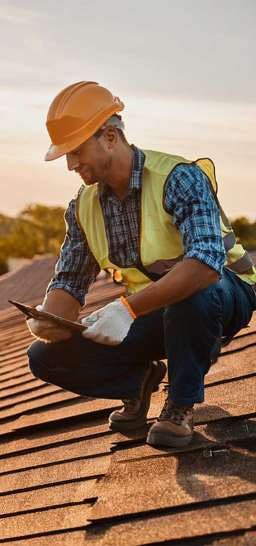 ConstructionRepair Roof repair technicians
